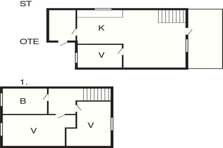4 Person Holiday Home In R M Sønderby Exteriér fotografie